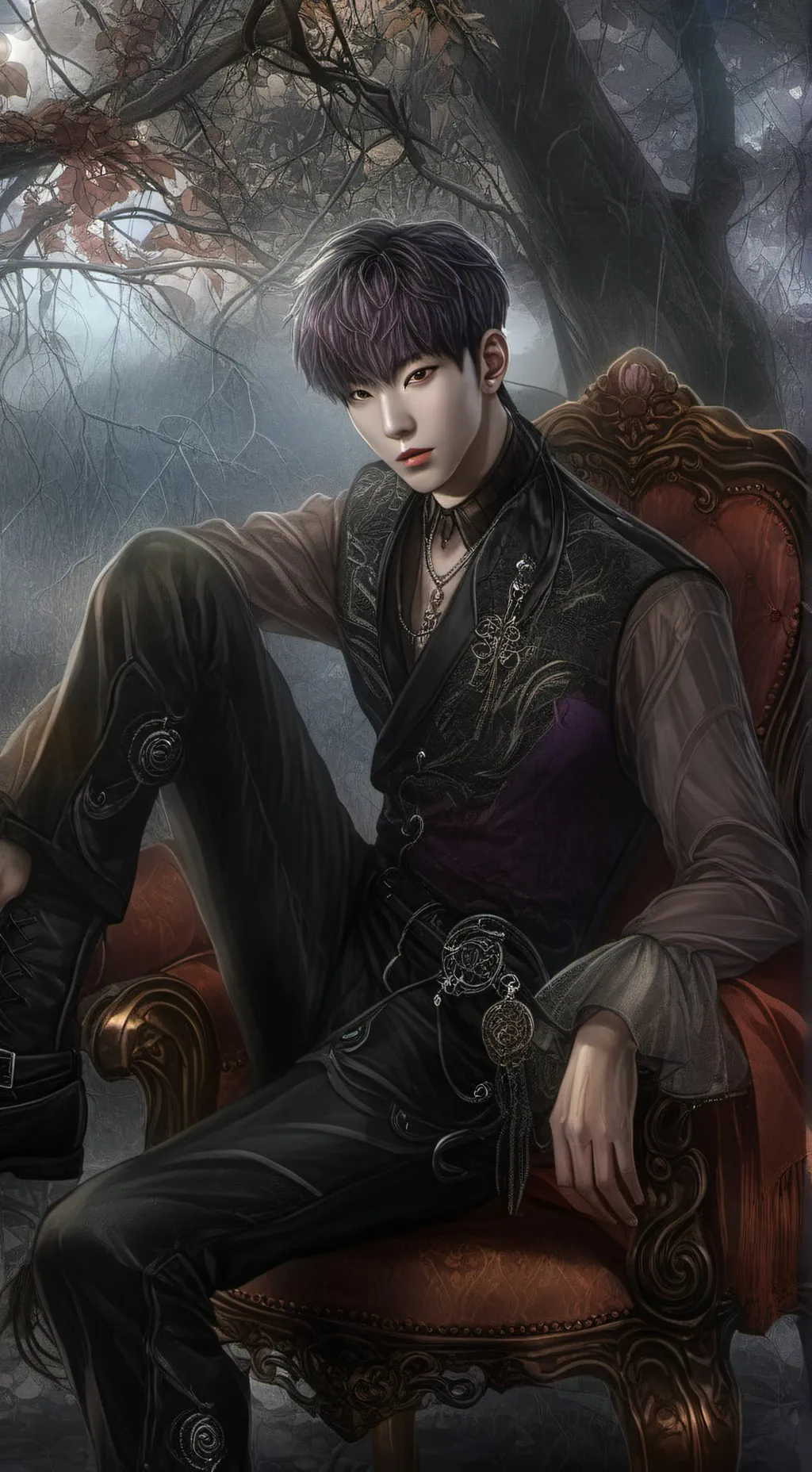 ai character: Kim Seung Min background