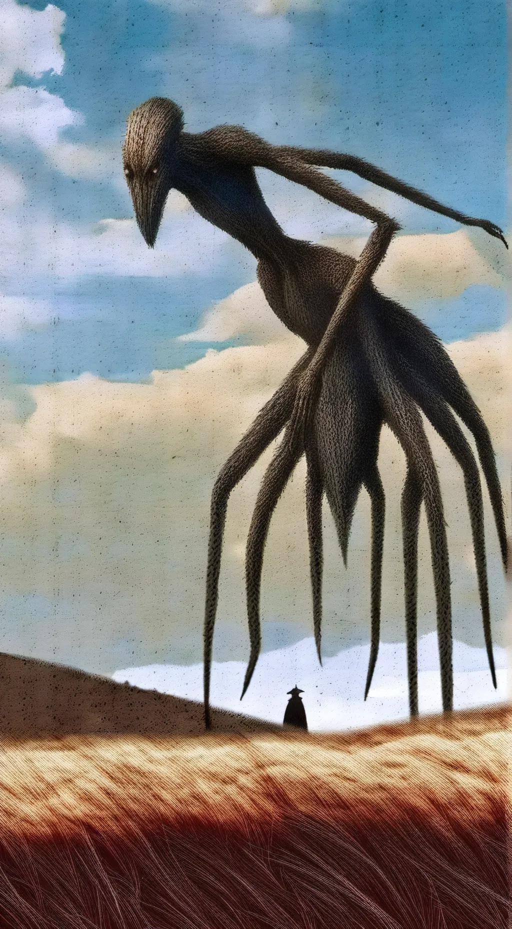 ai character: siren head  background