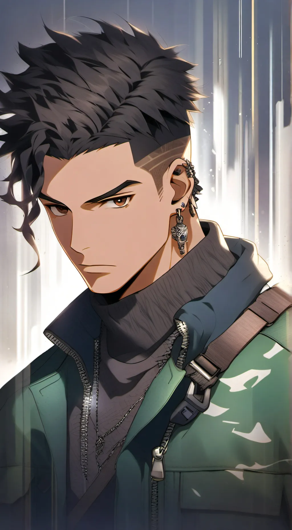 ai character: Scott Manvvill. background