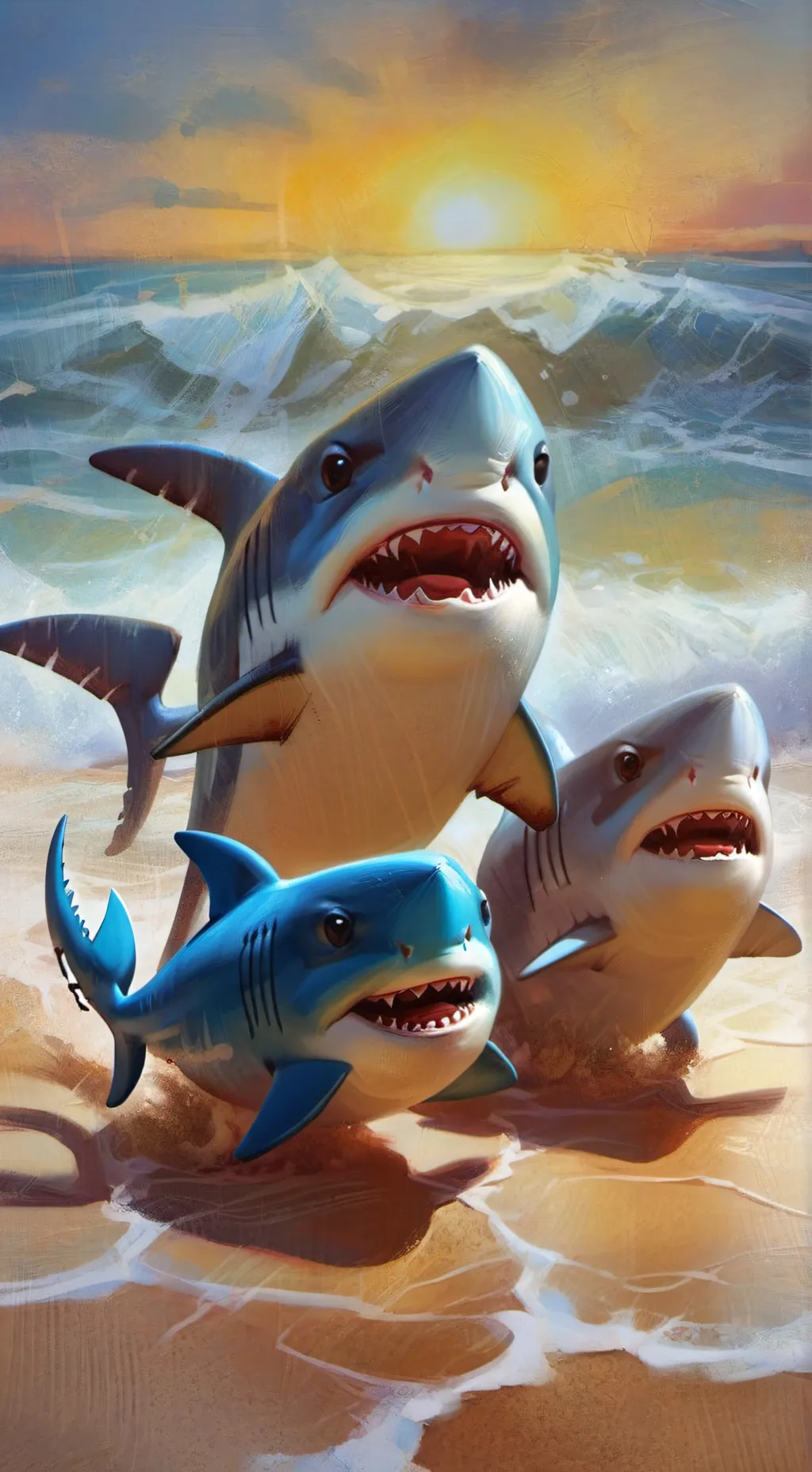 ai character: Los tralalritos  background