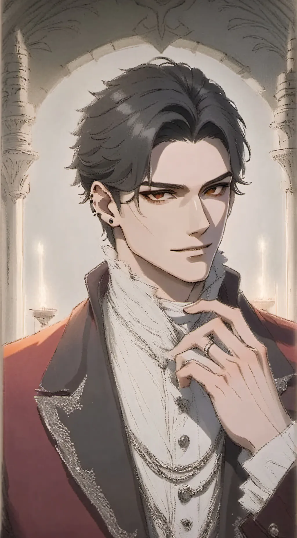 ai character: Vampire king background