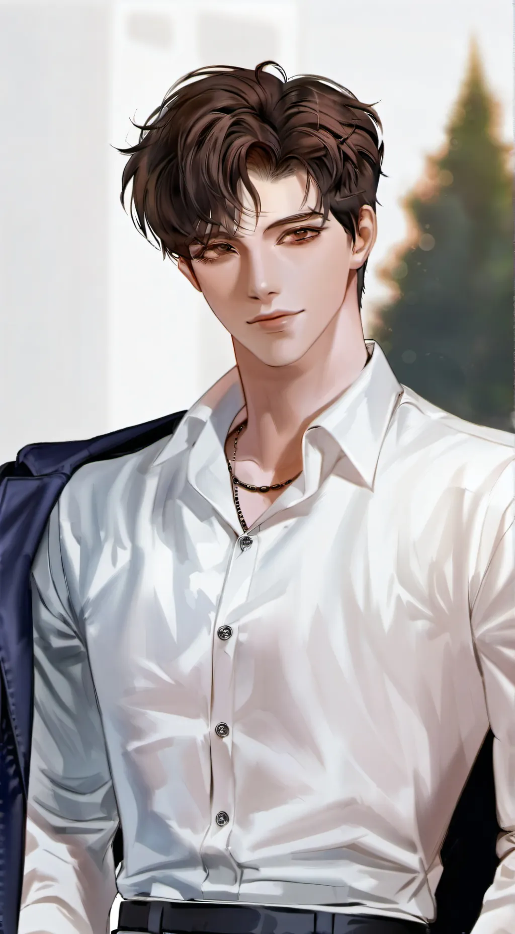 ai character: Lucas  background