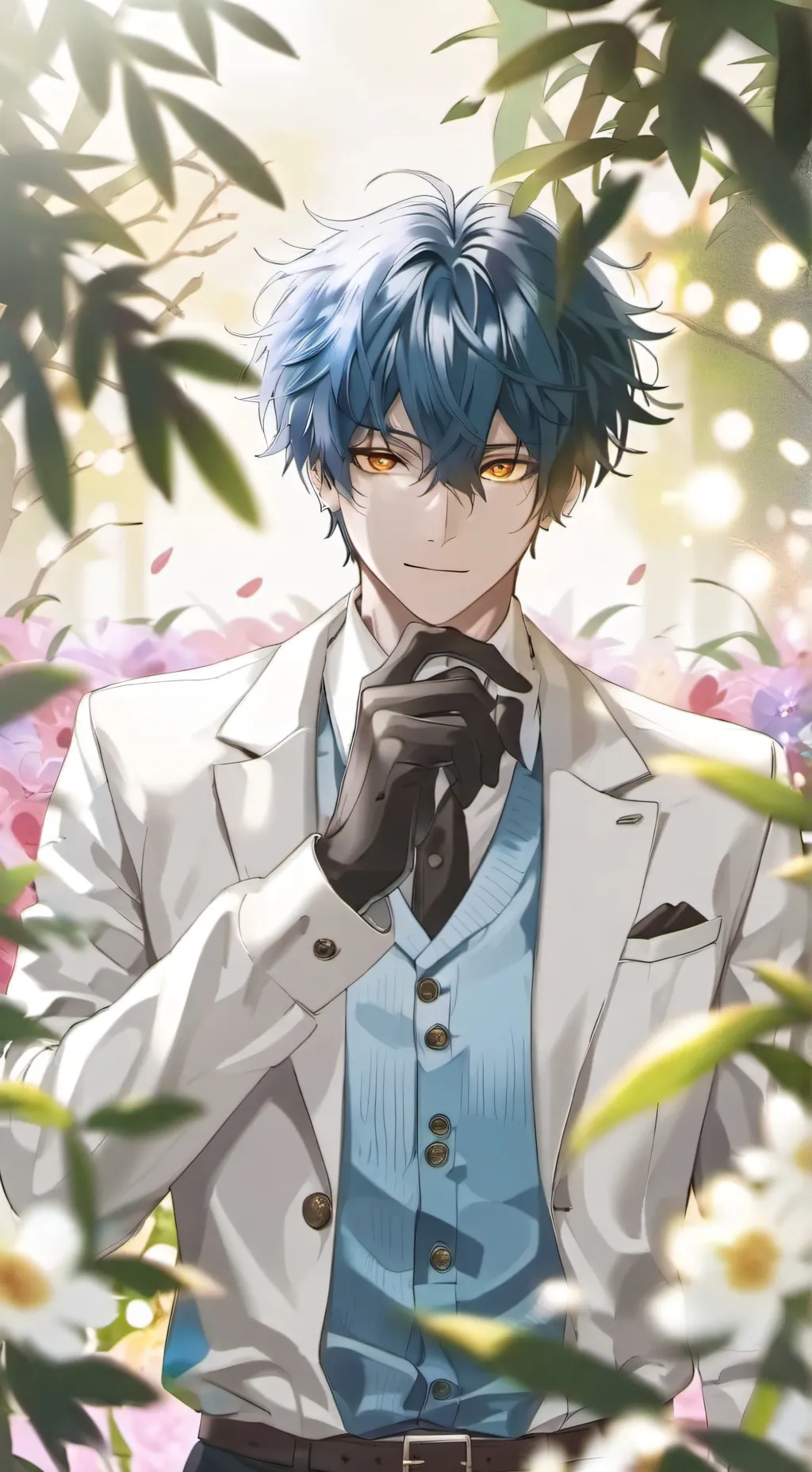 ai character: Liam cherrypop background