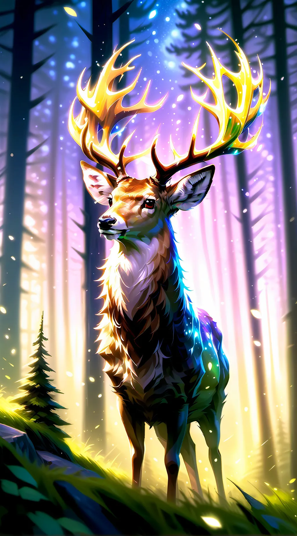 ai character: High S. Sleepover background