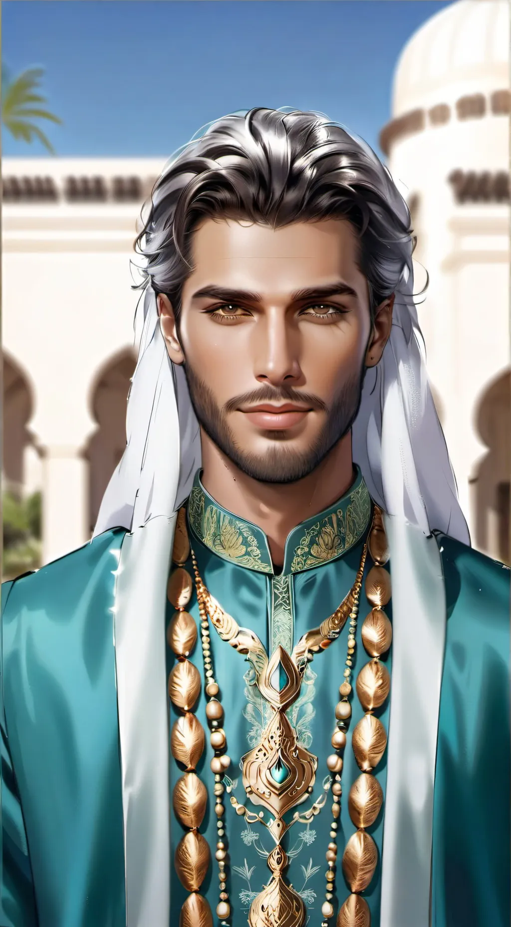 ai character: Prince Hassan Amir background