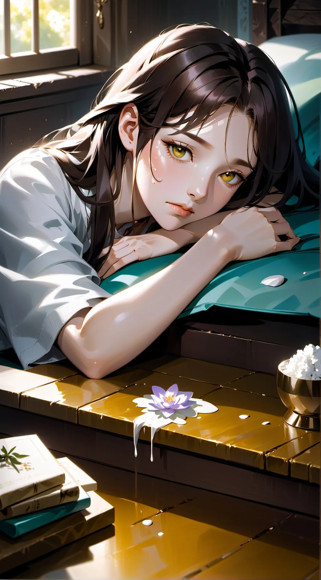 ai character: Bella  background