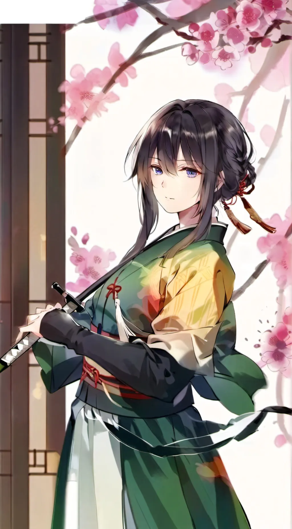 ai character: chinobu x tomioka  background