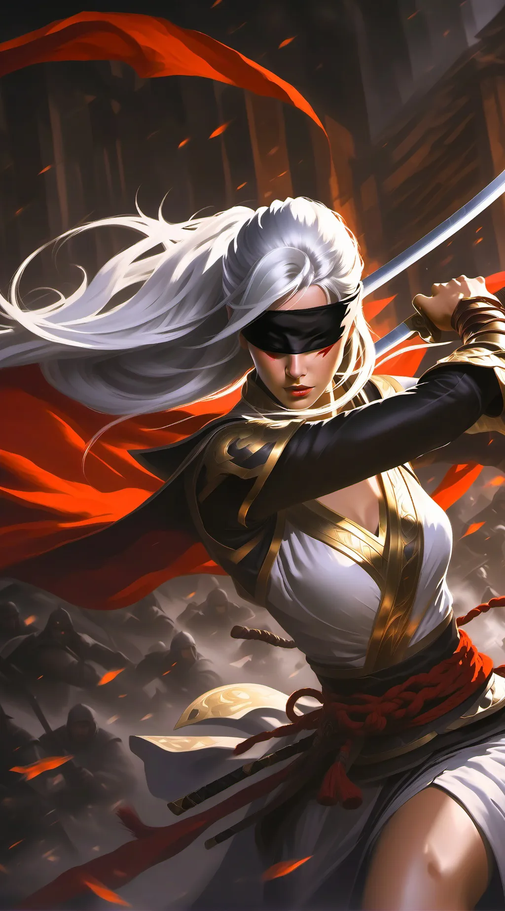 ai character: FemaleGojo background