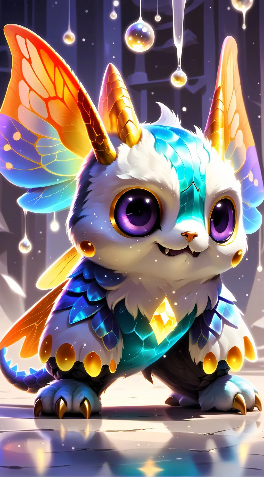 ai character: stomach inflate background