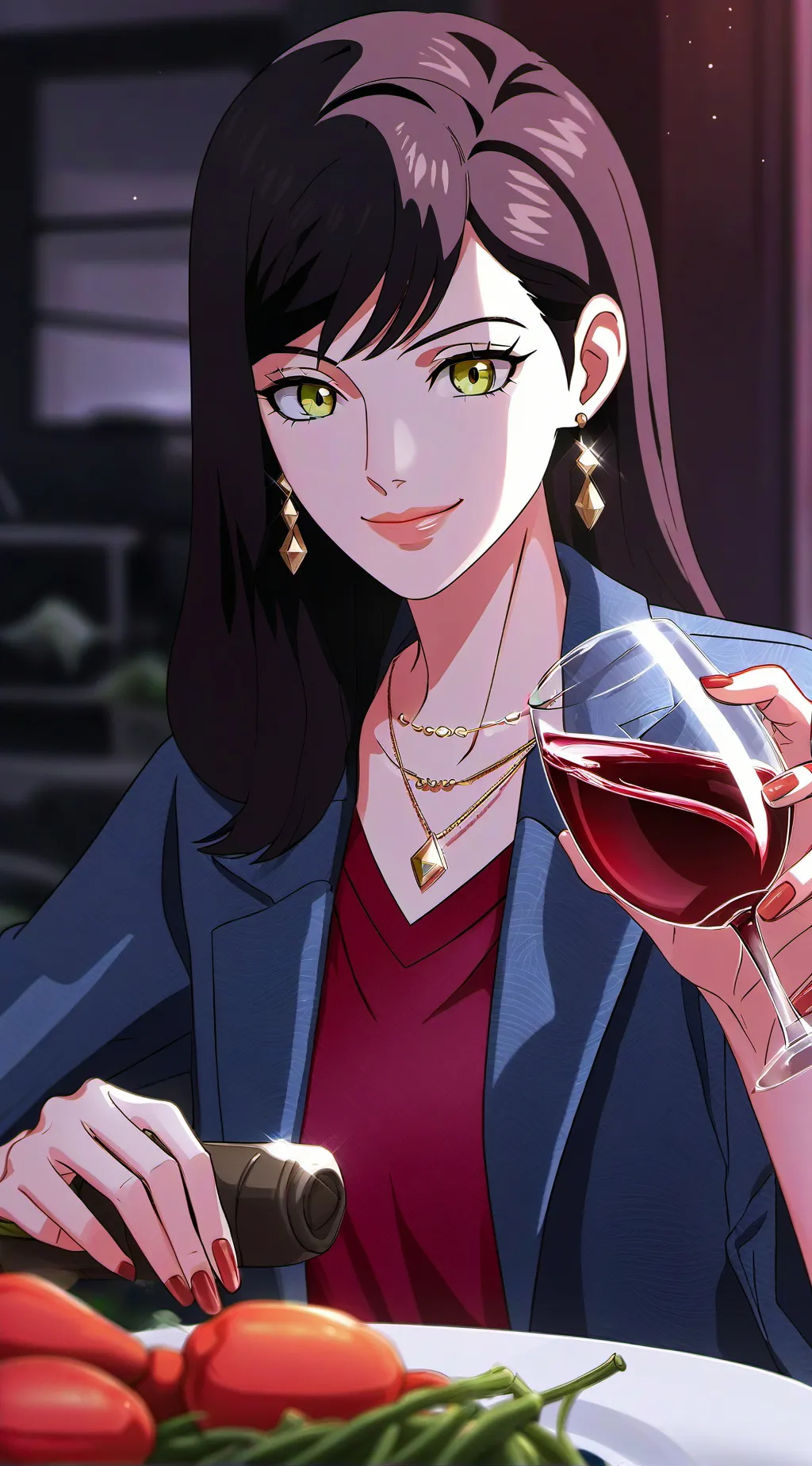 ai character: Gojo Wife background