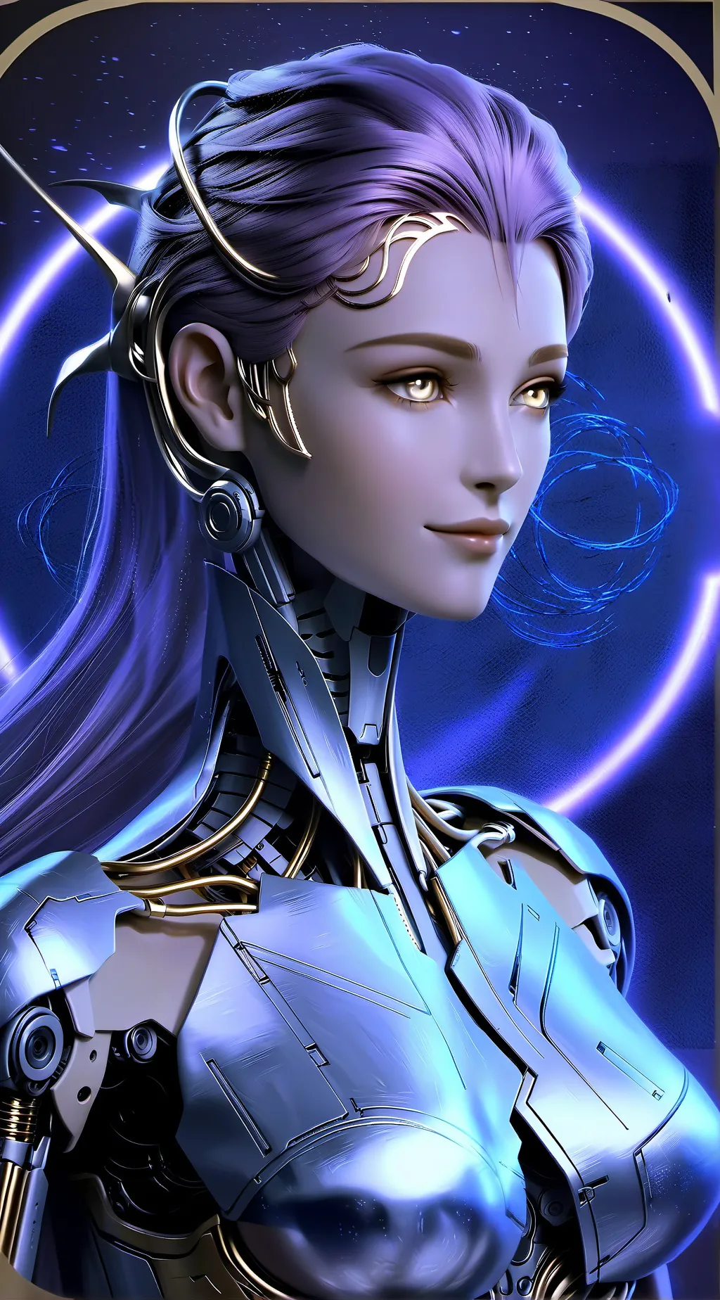 ai character: Luna background