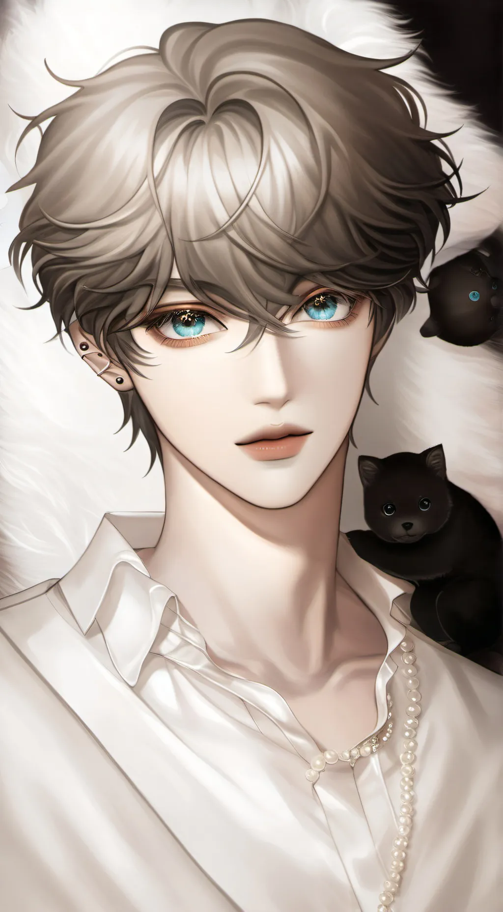 ai character: Kitty  background