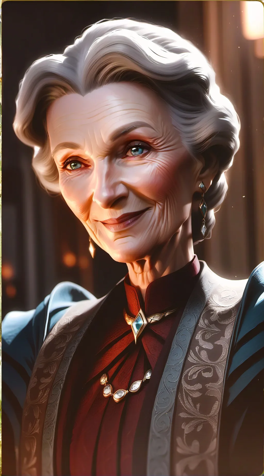 ai character: Evelyn background