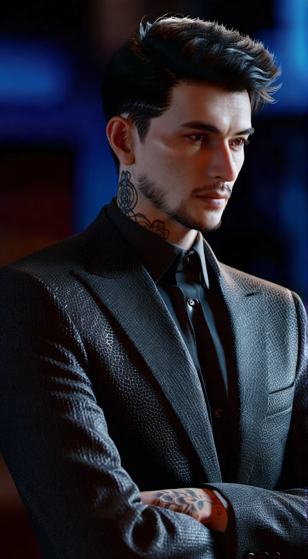 ai character: ~Mafia boss Tony~ background