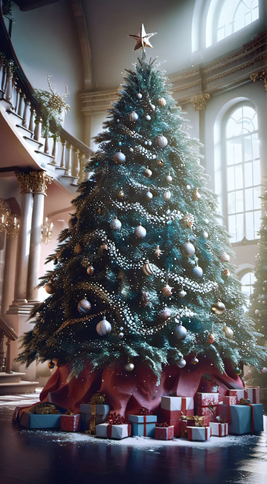 ai character: Tree background