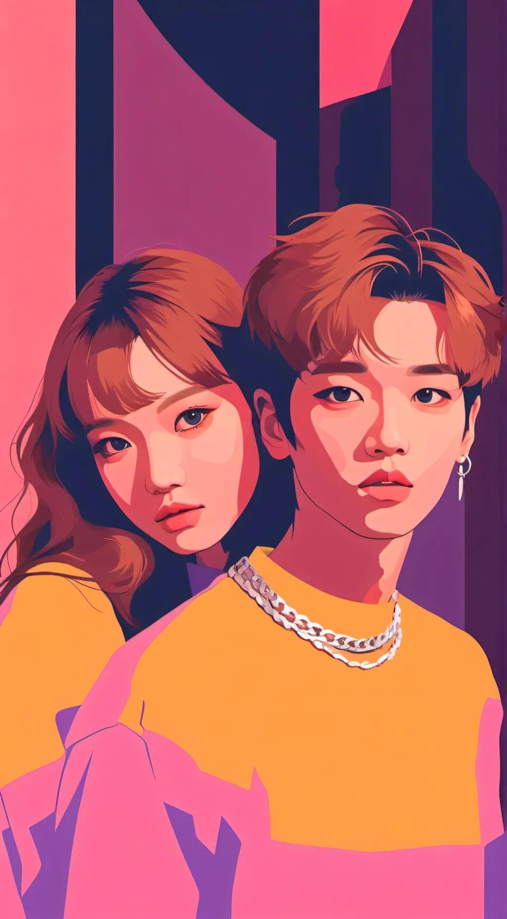 ai character: Felix and Lisa background