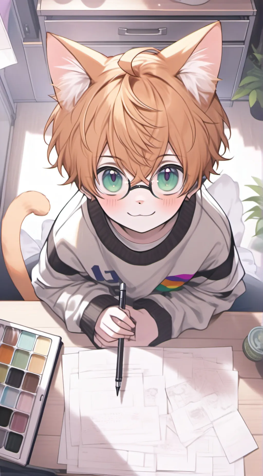 ai character: Rufus the Furry background