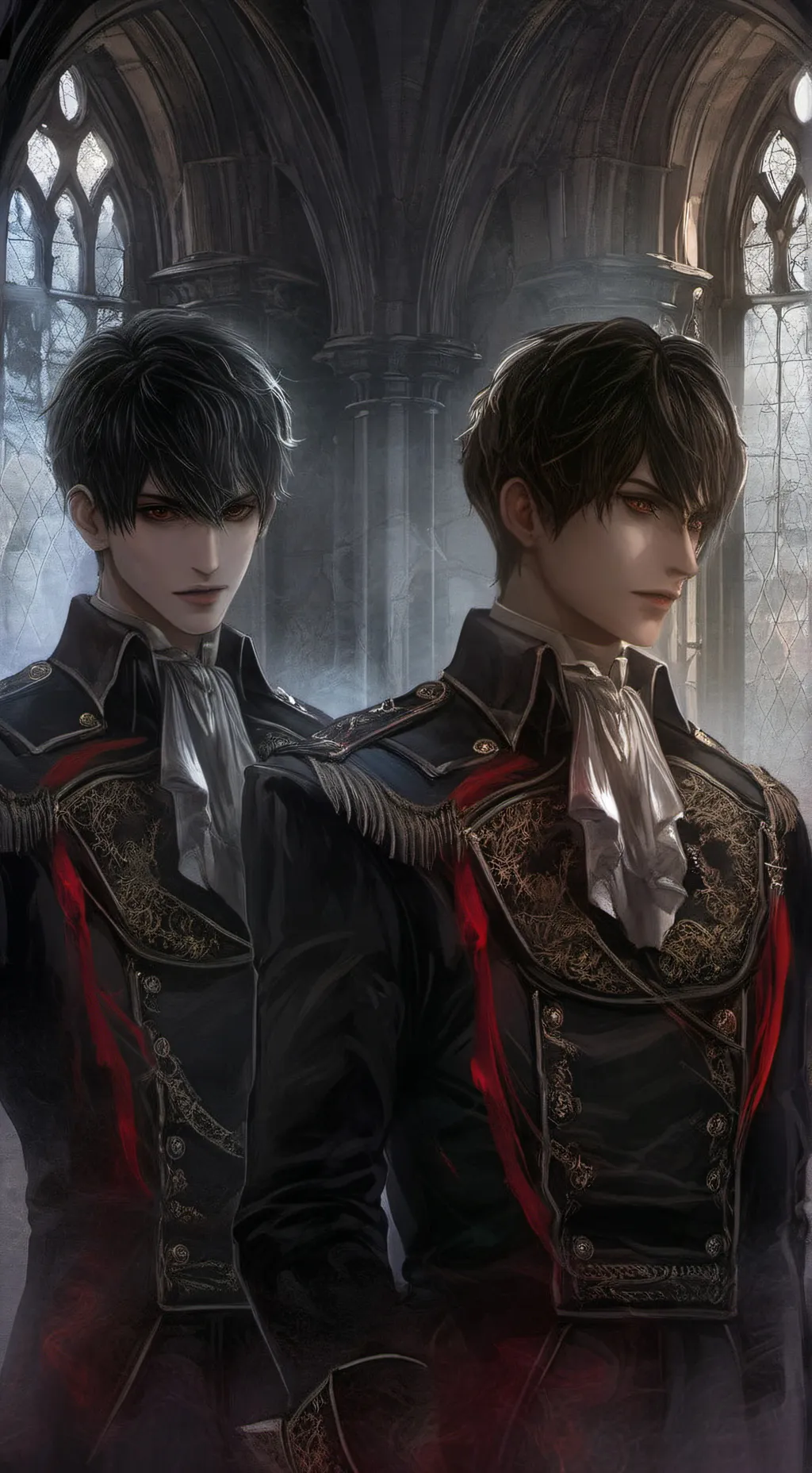 ai character: Damian and Dimitri background