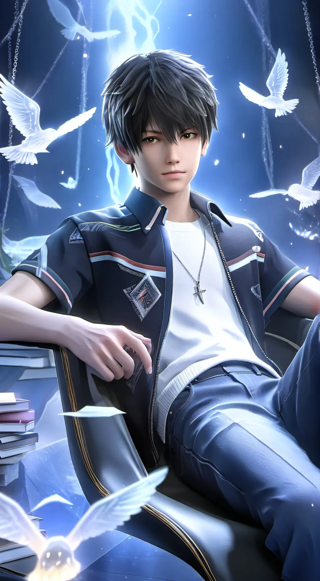 ai character: Oliver background