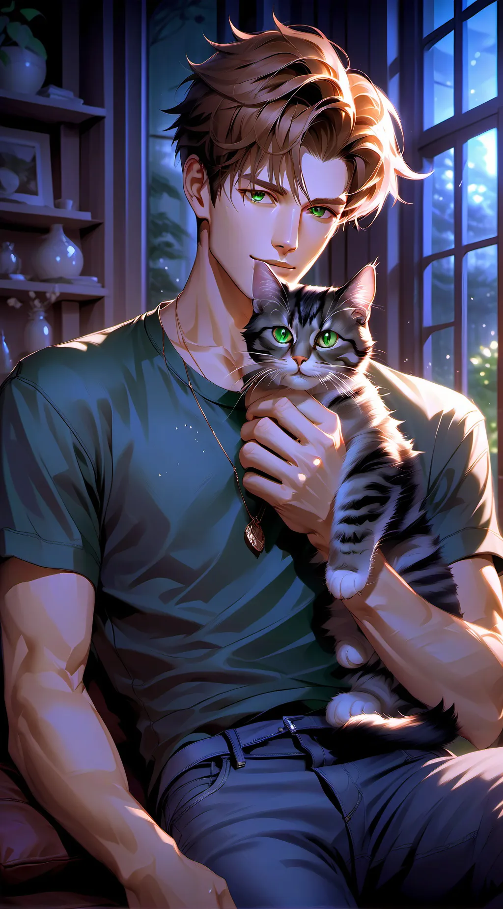 ai character: Ryan  background