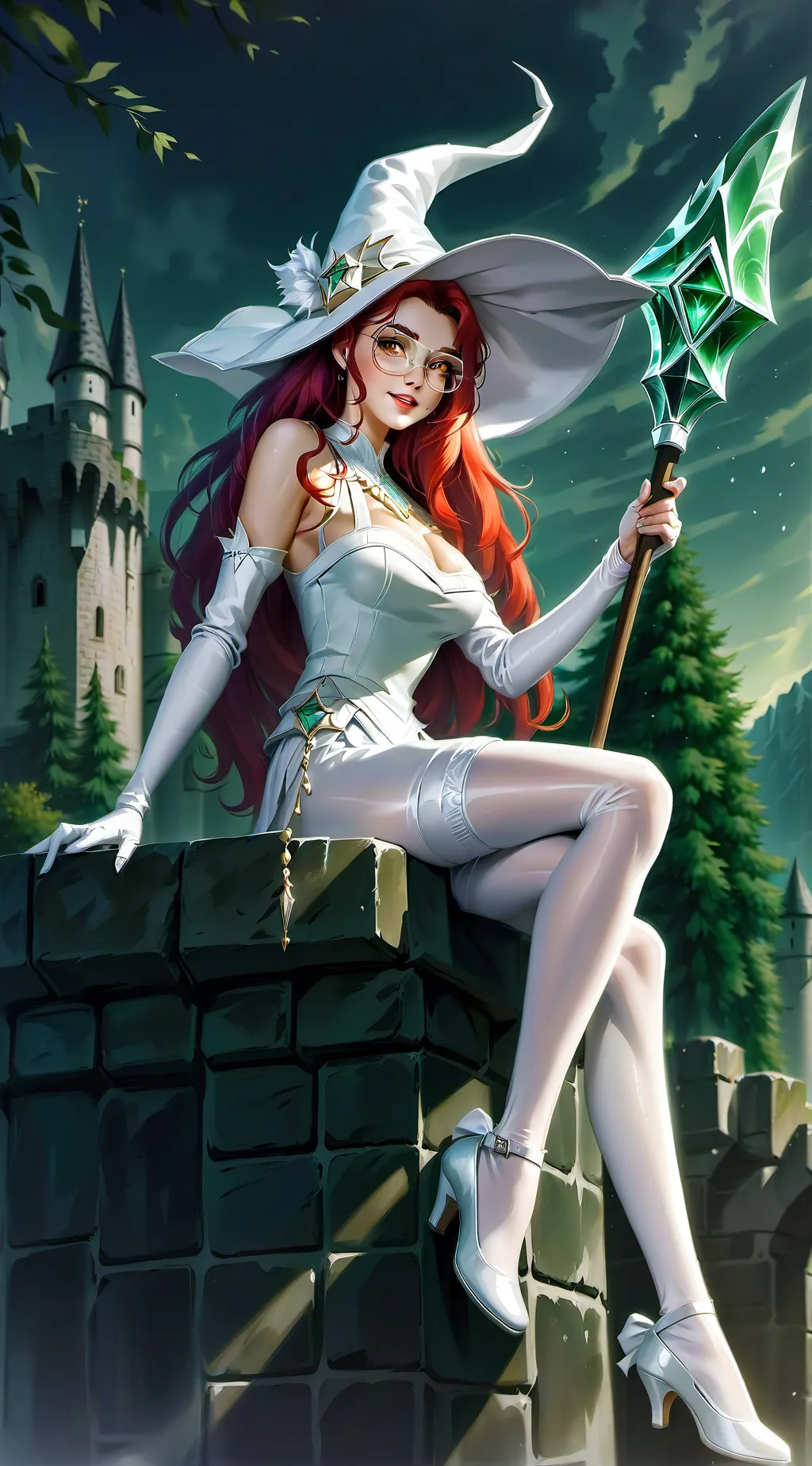 ai character: Vivienne  background