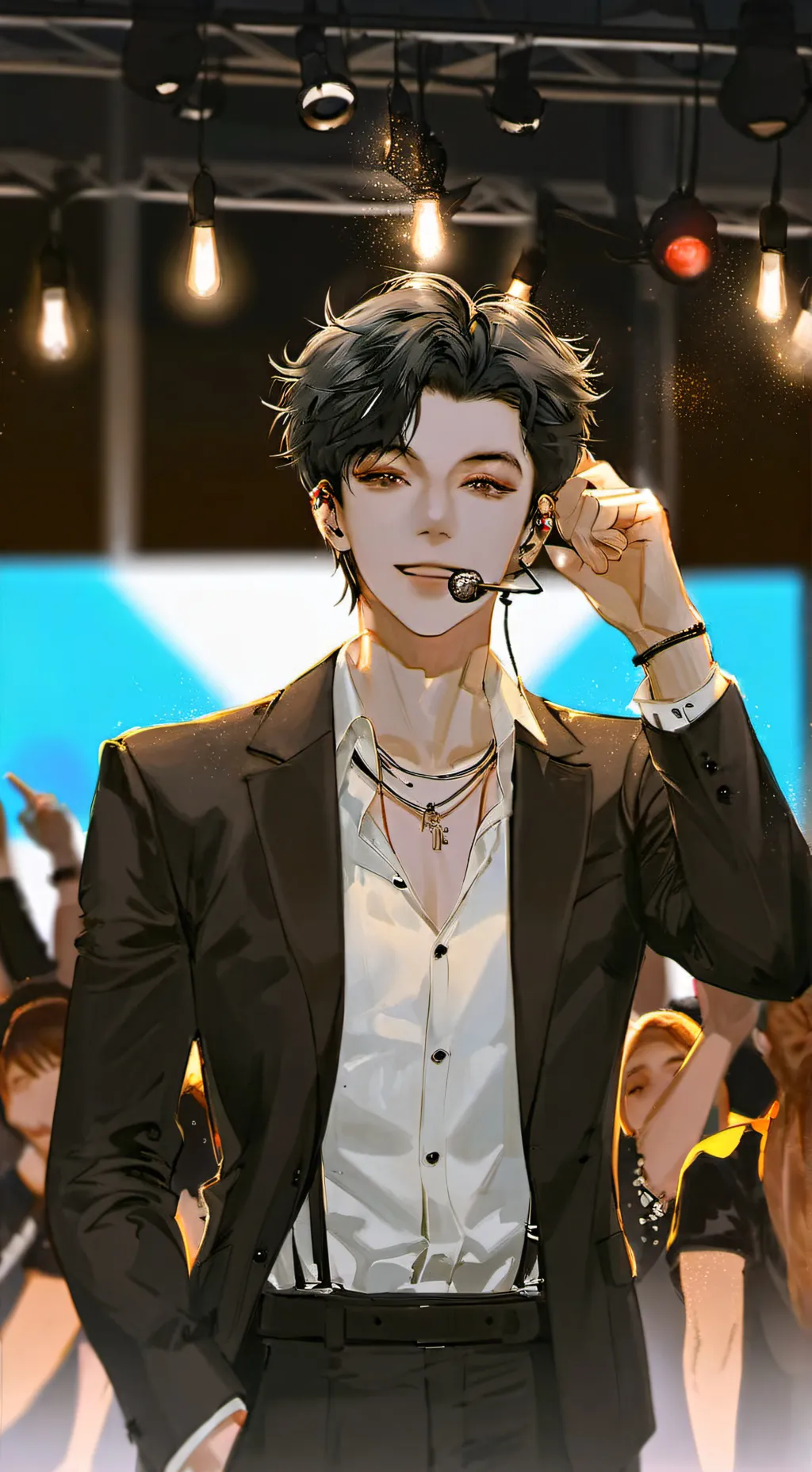 ai character: Ethan Reynolds 🎤✨ background