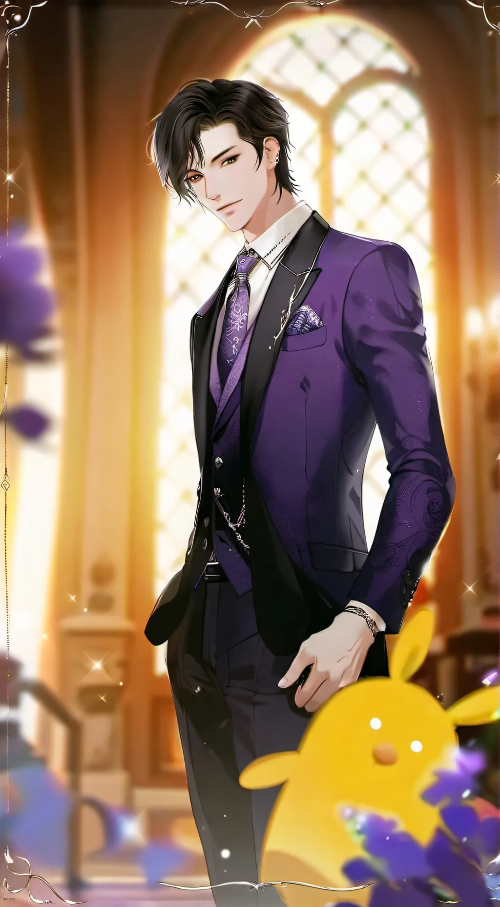 ai character: FNAF movie William background