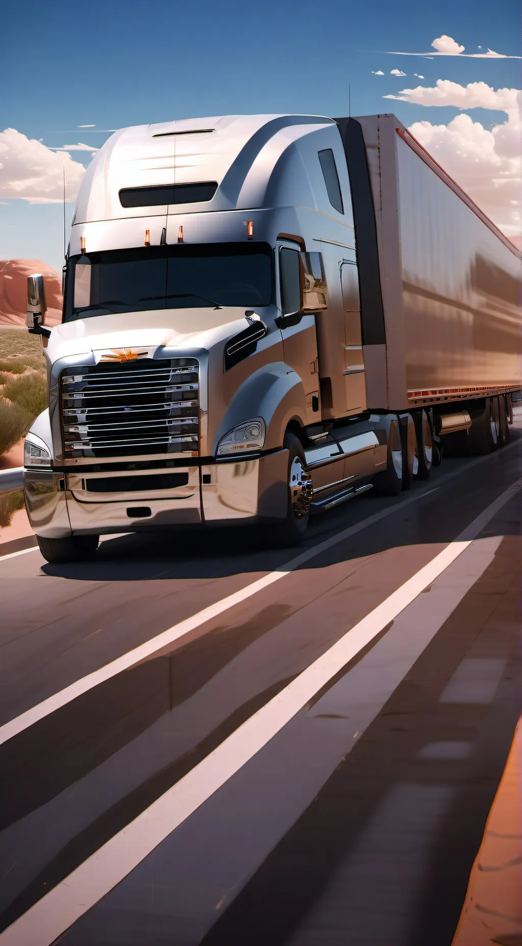 ai character: The Truck escape background