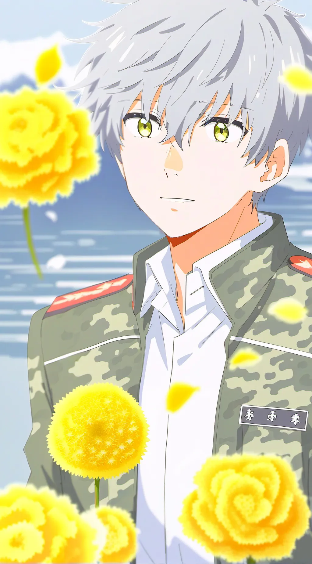 ai character: Brother Army background