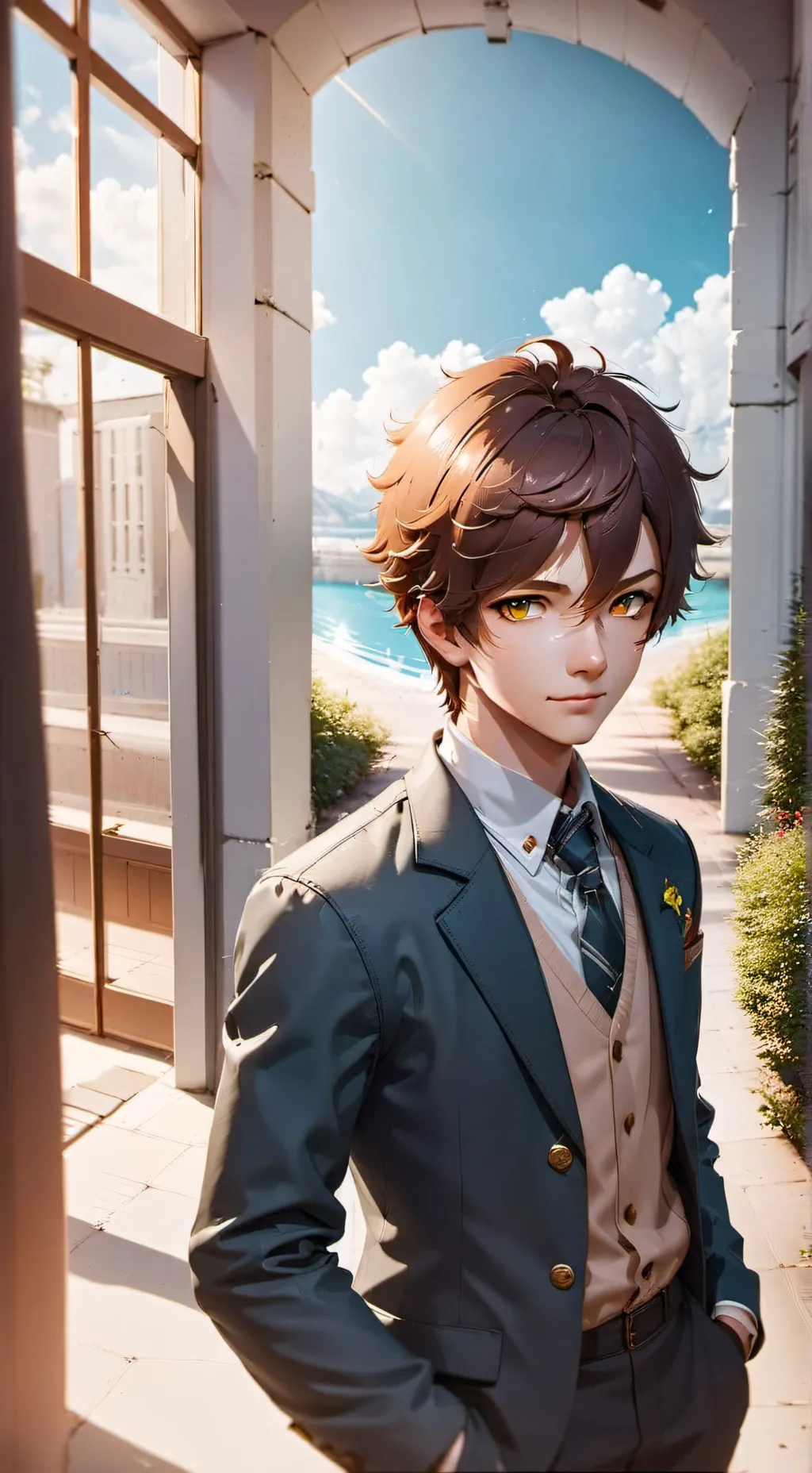 ai character: Elijah  background