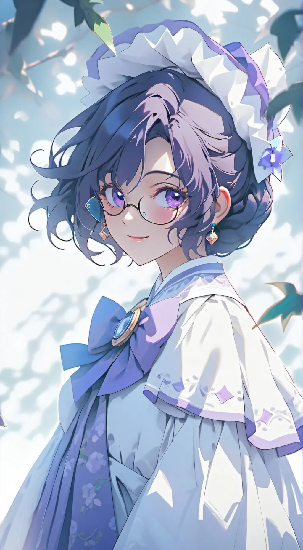 ai character: Prof. Vodka Vogue background