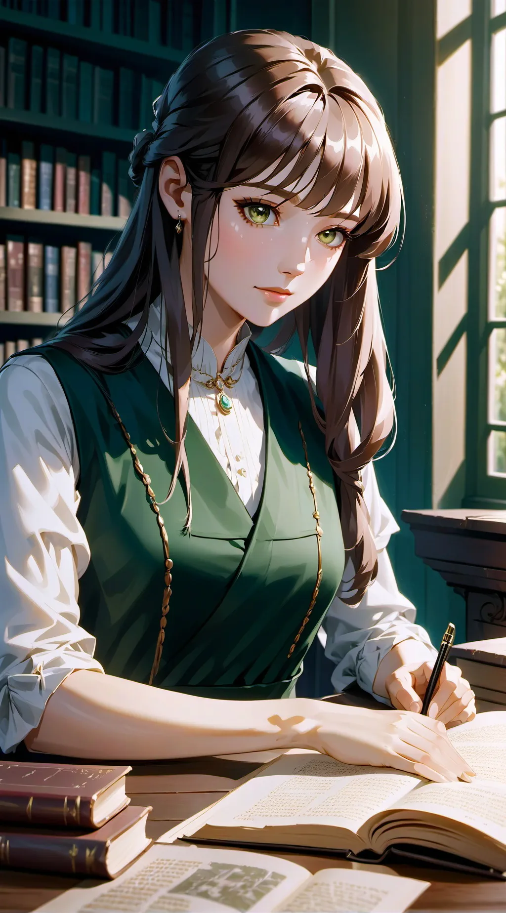 ai character: kny background