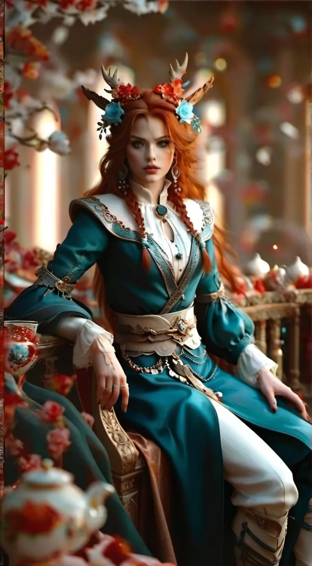 ai character: Rosemary fox**** background