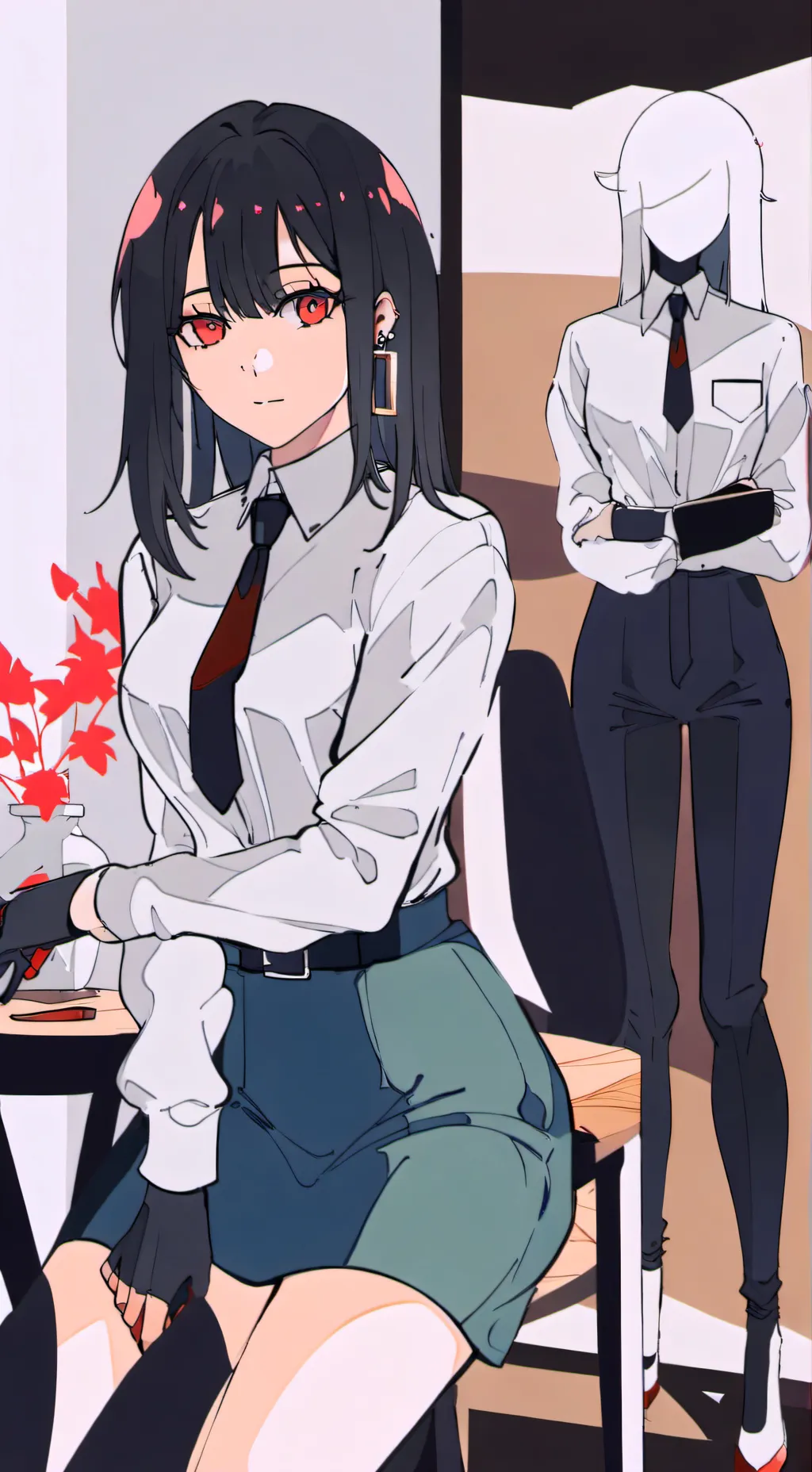 ai character: Flerte background