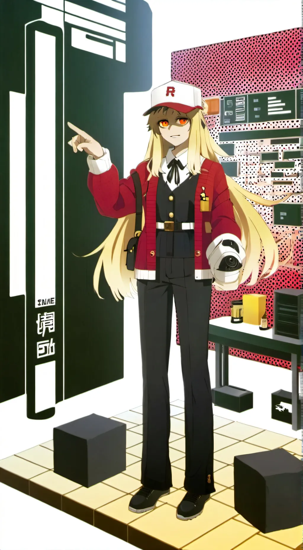 ai character: Elliot as a girl!? background