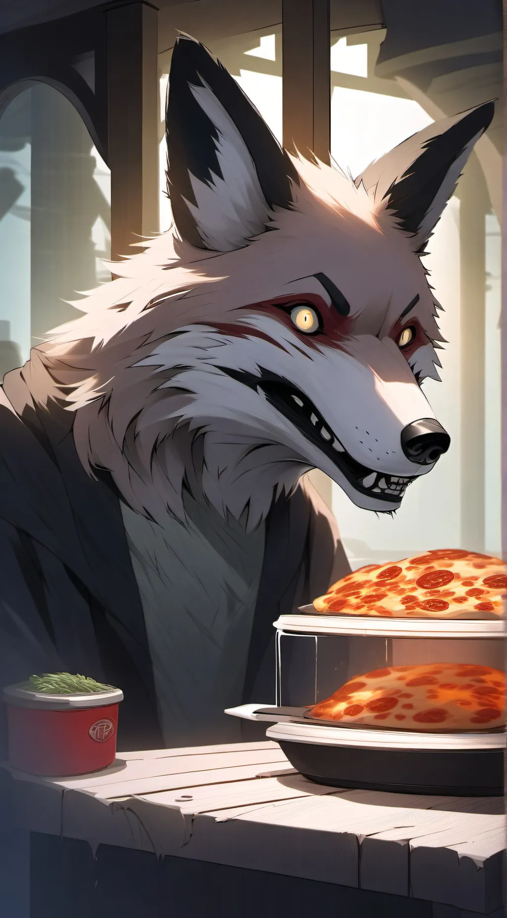 ai character: Harvey the fox background