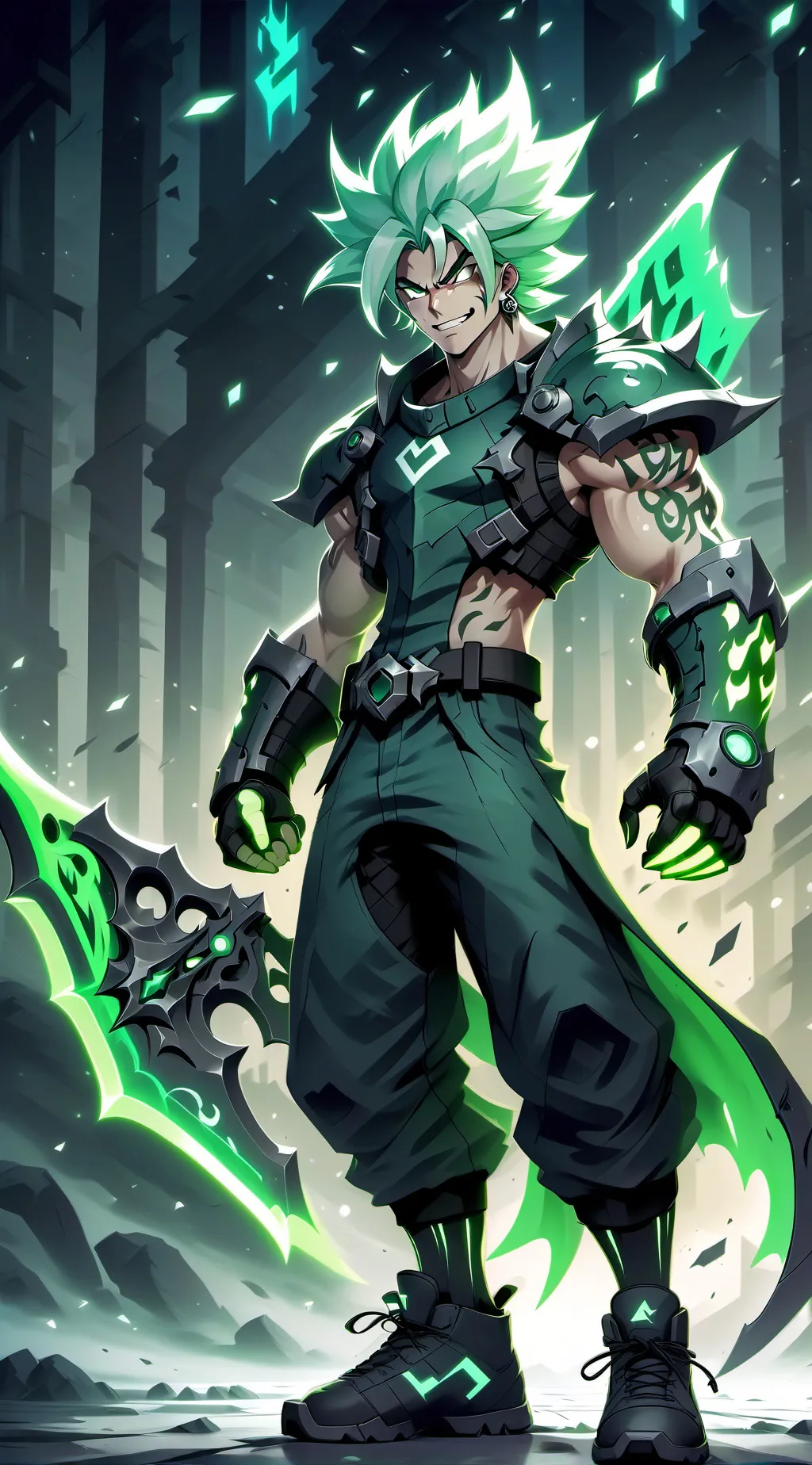 ai character: mha but they... background