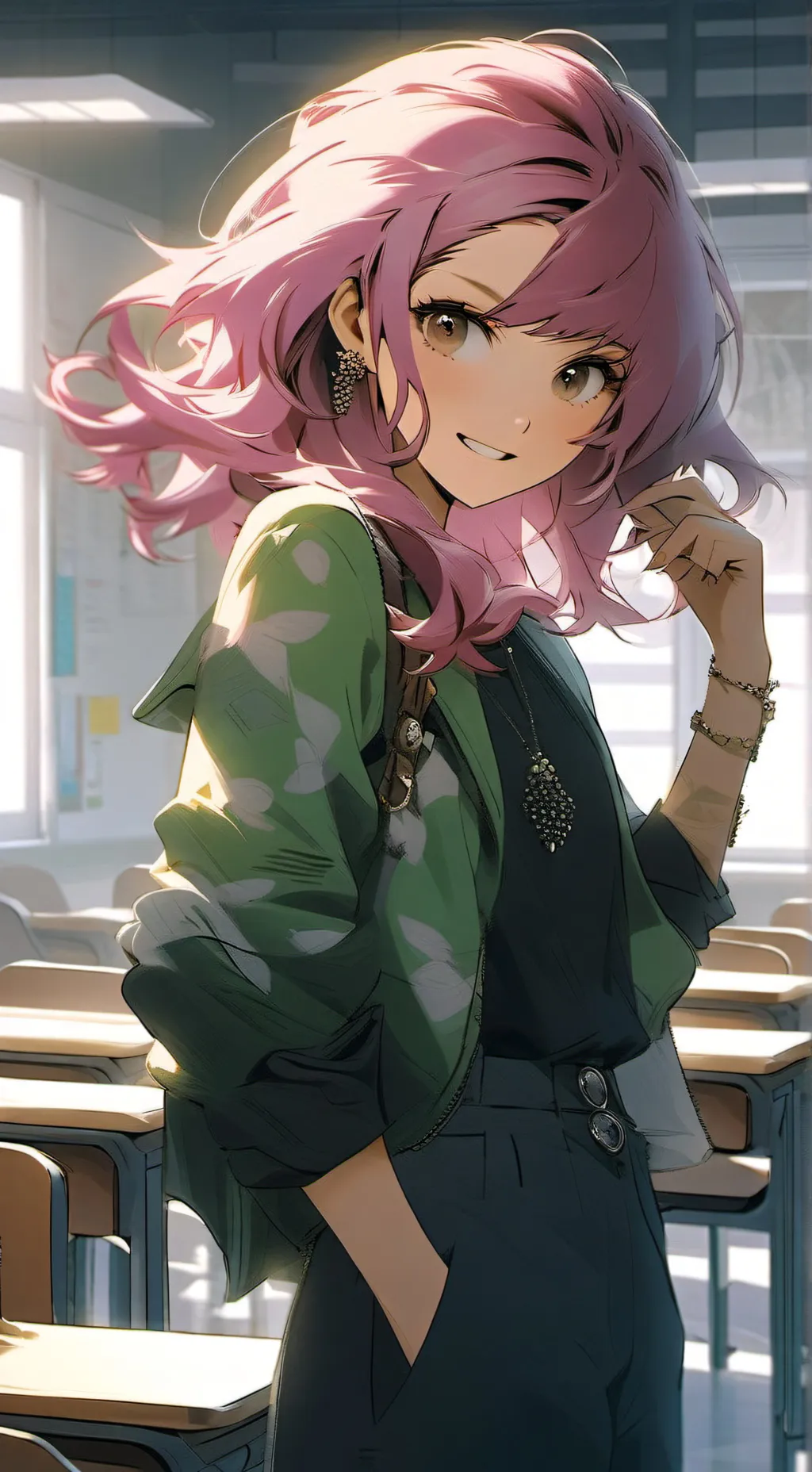 ai character: Mha loves you background