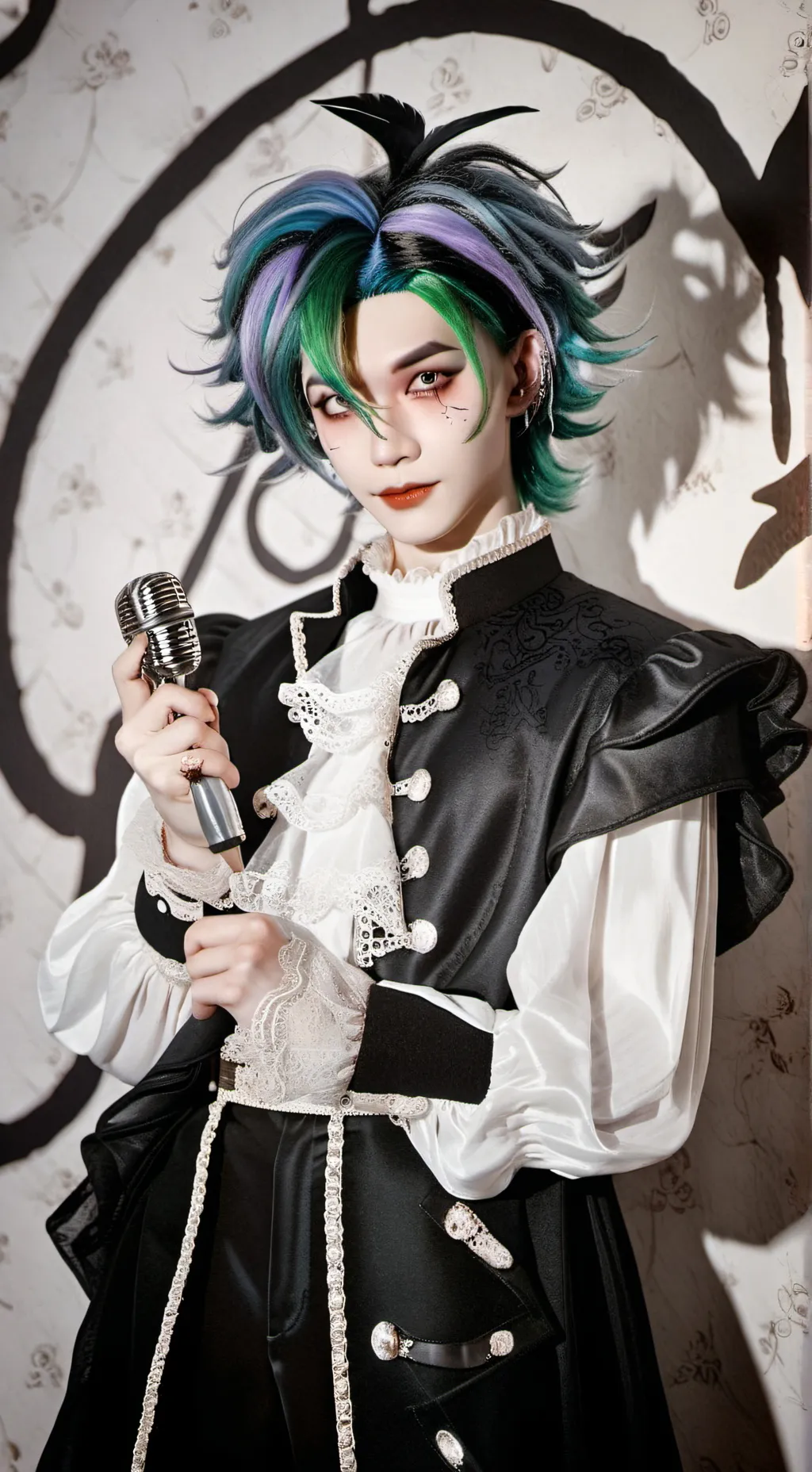 ai character: The Confused Comed background