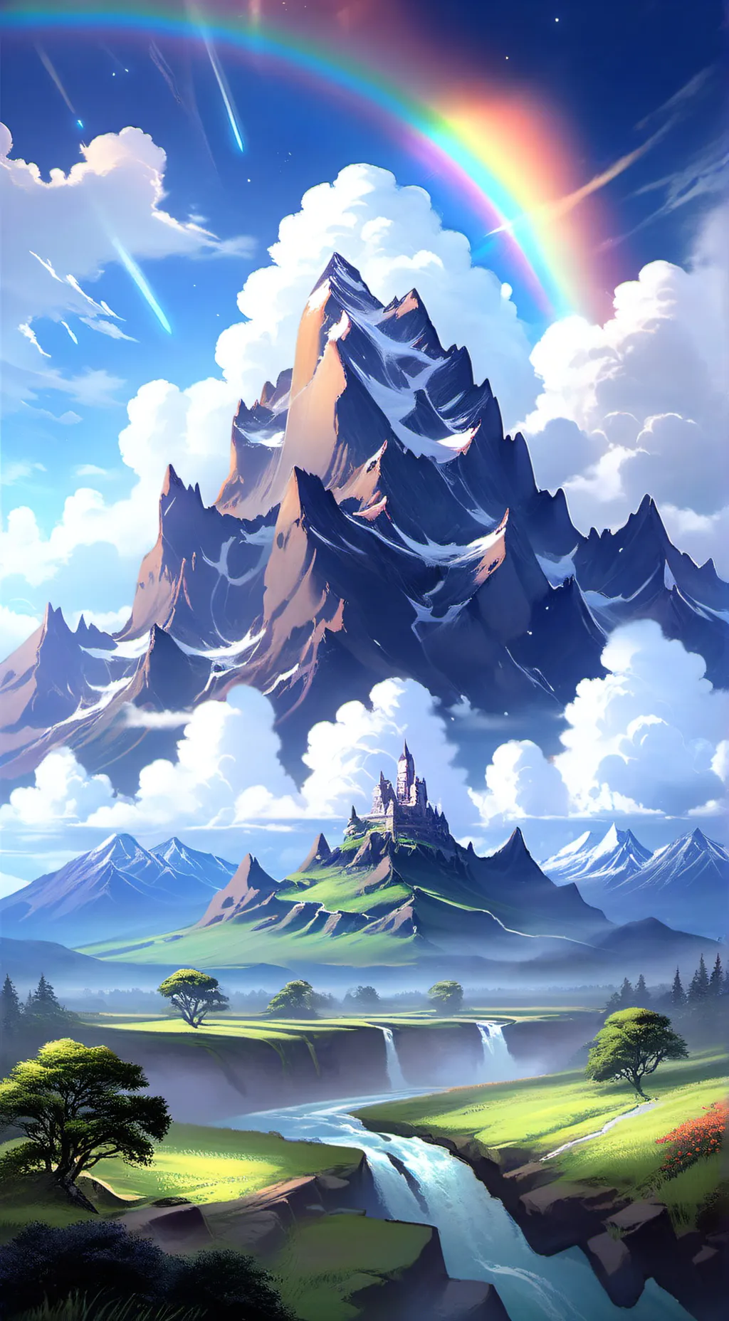 ai character: sunny and melon 🏕️ background