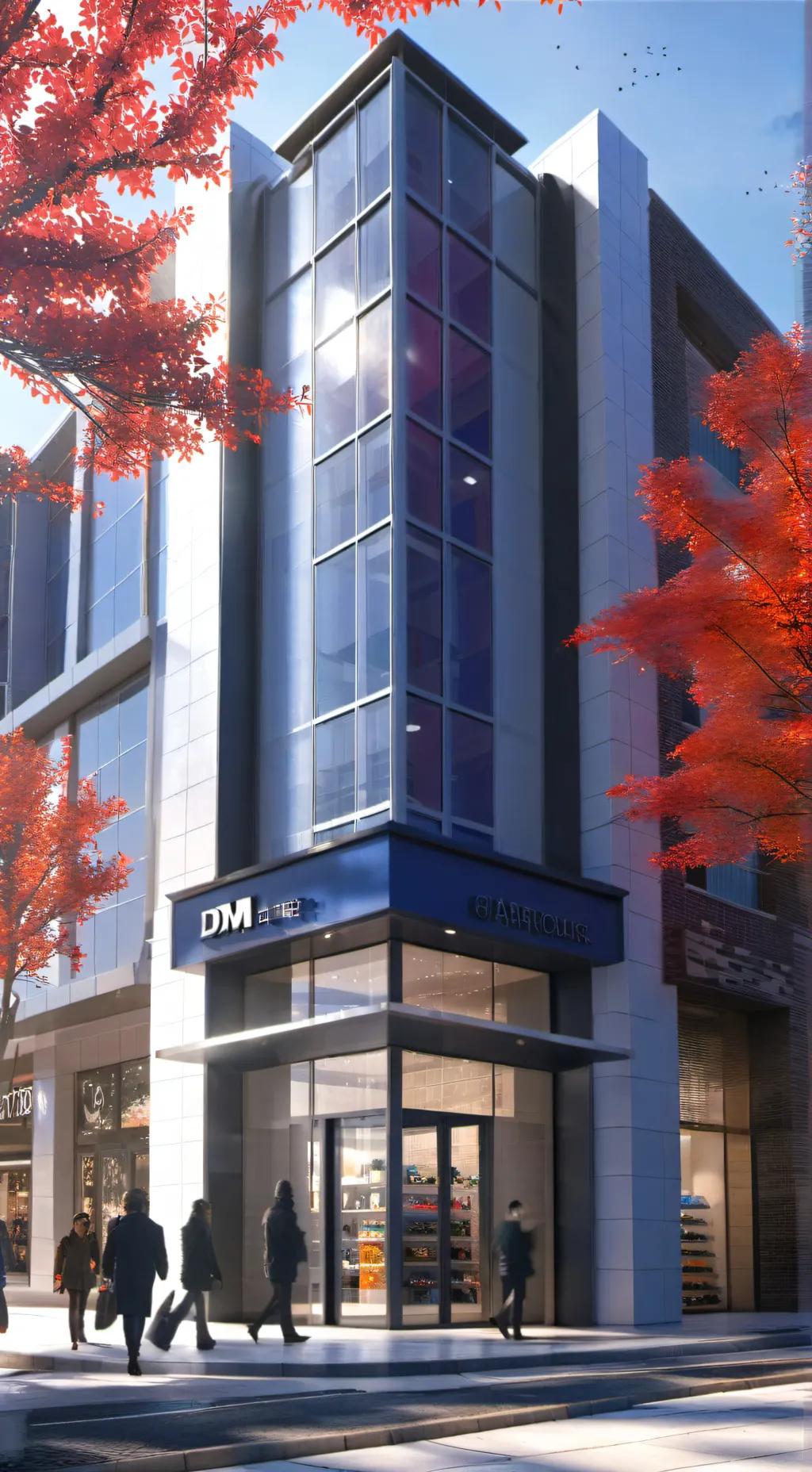 ai character: Empty World background