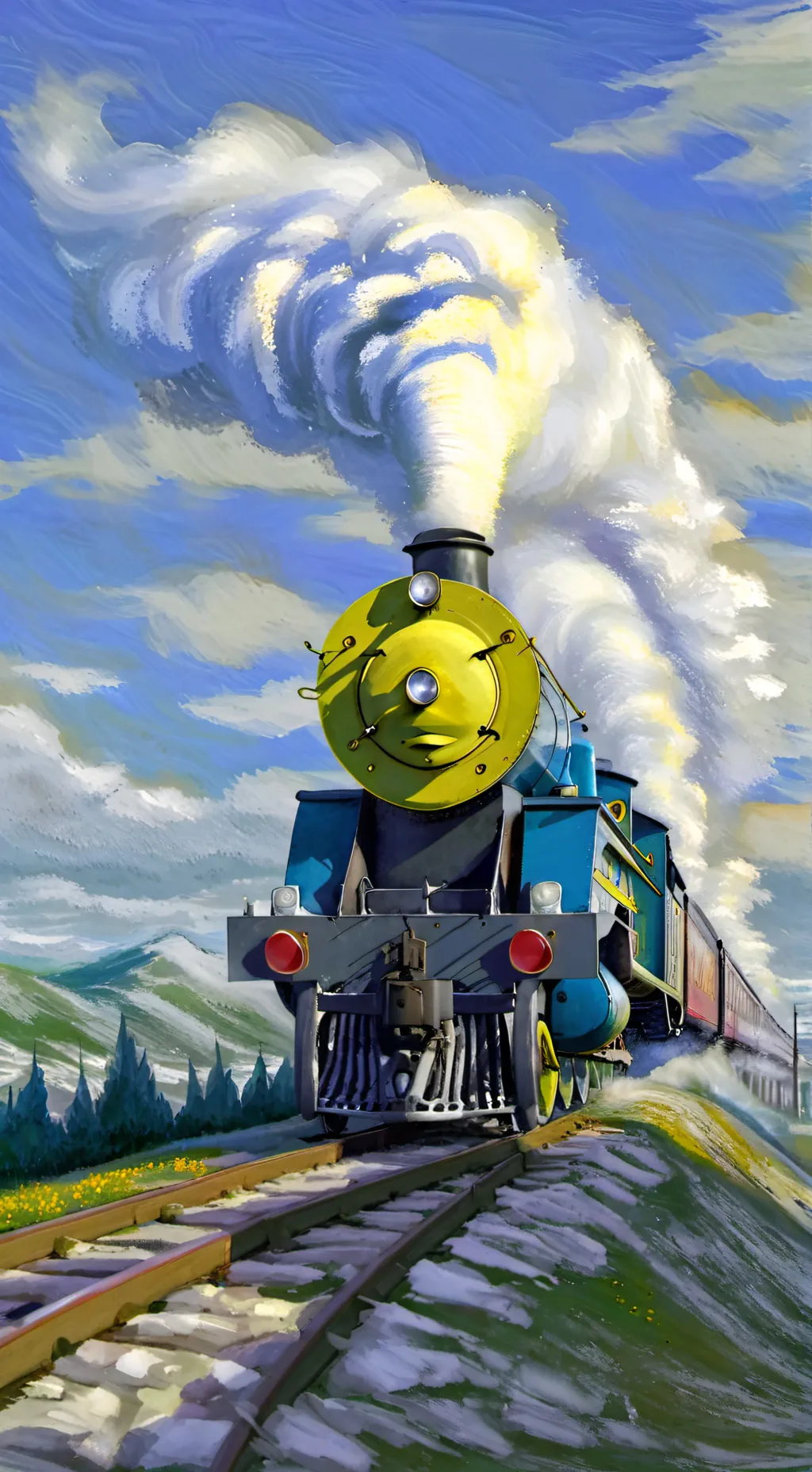 ai character: Thomas and friends background