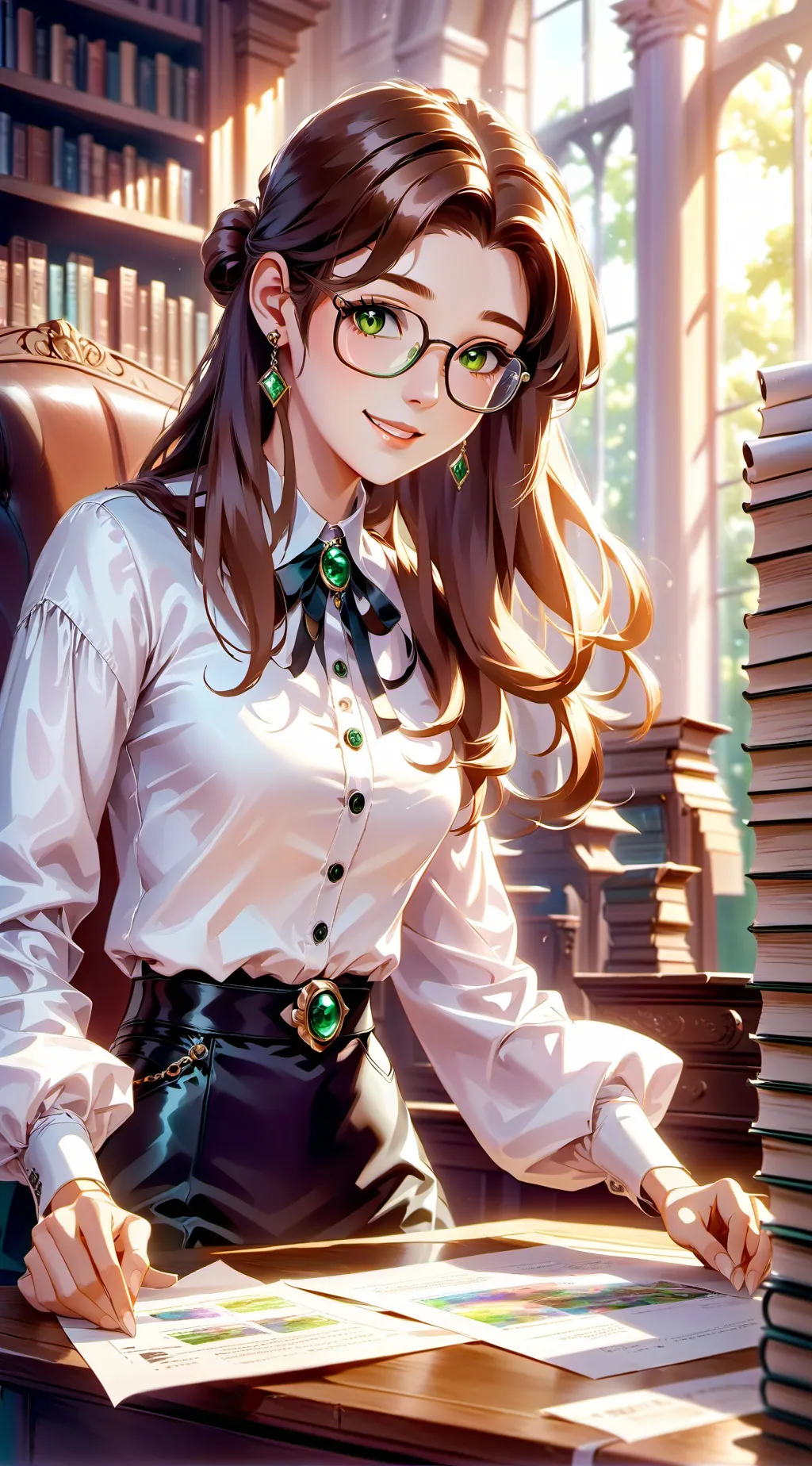 ai character: Professor Katsuki background