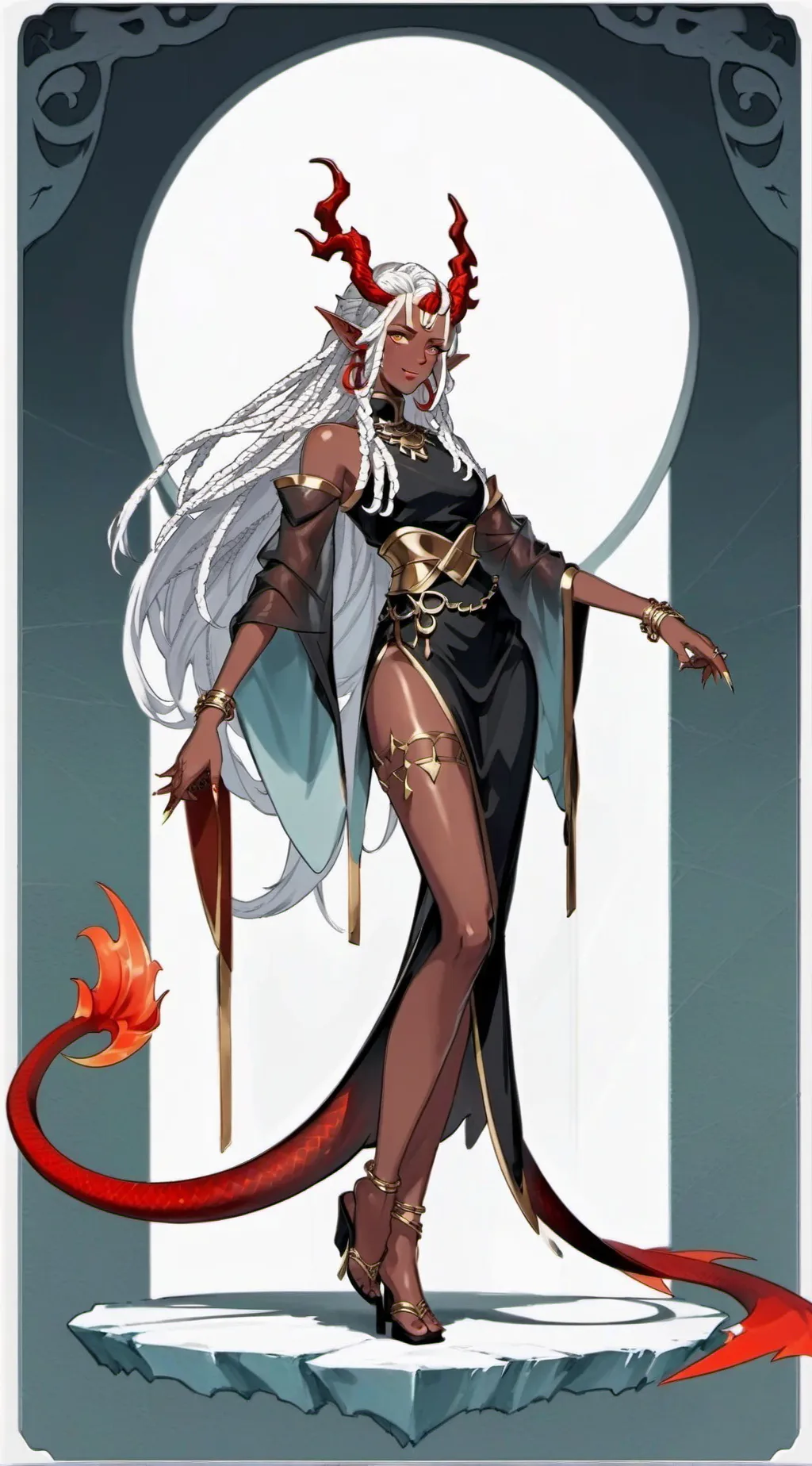 ai character: Okane background