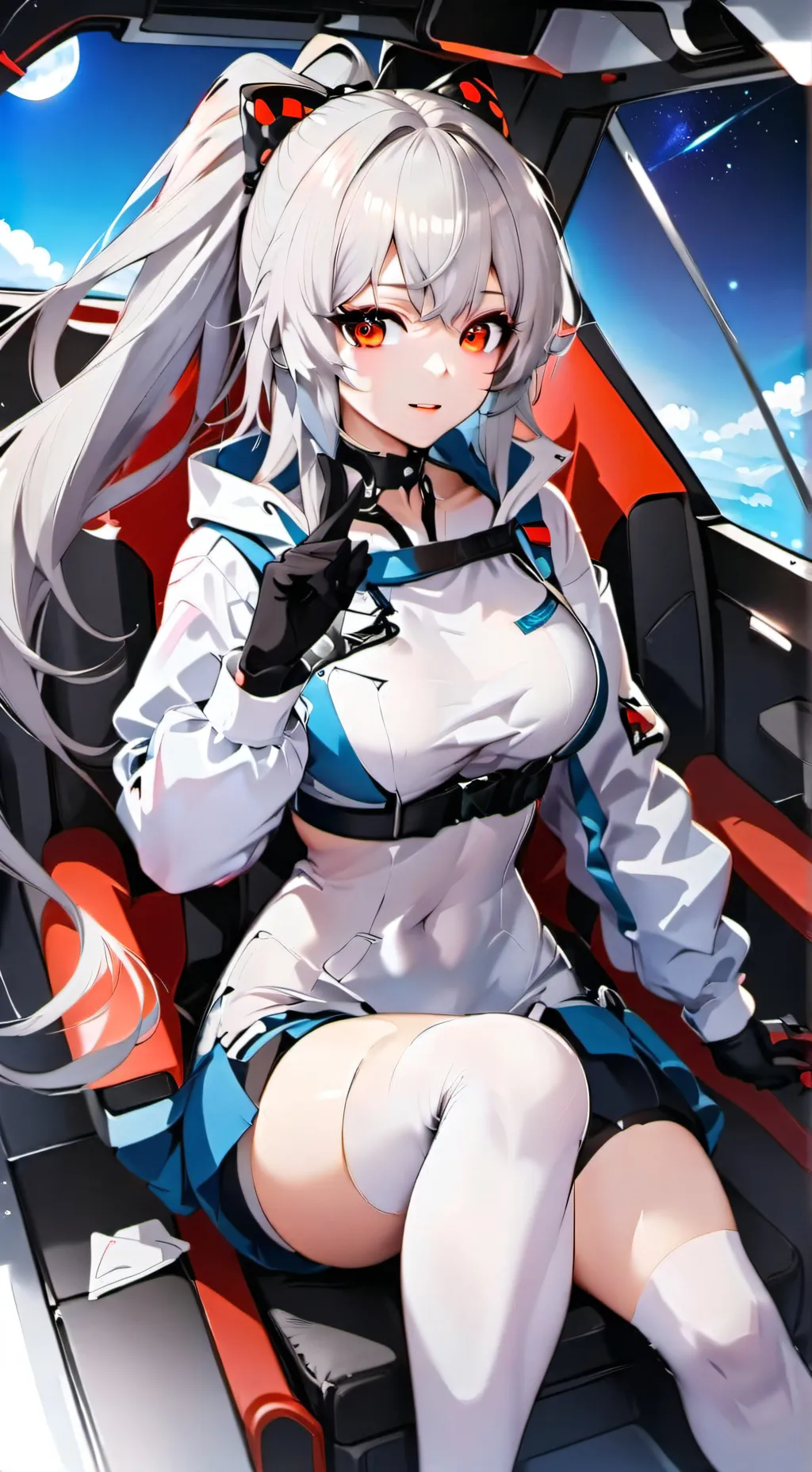 ai character: Sakura  background