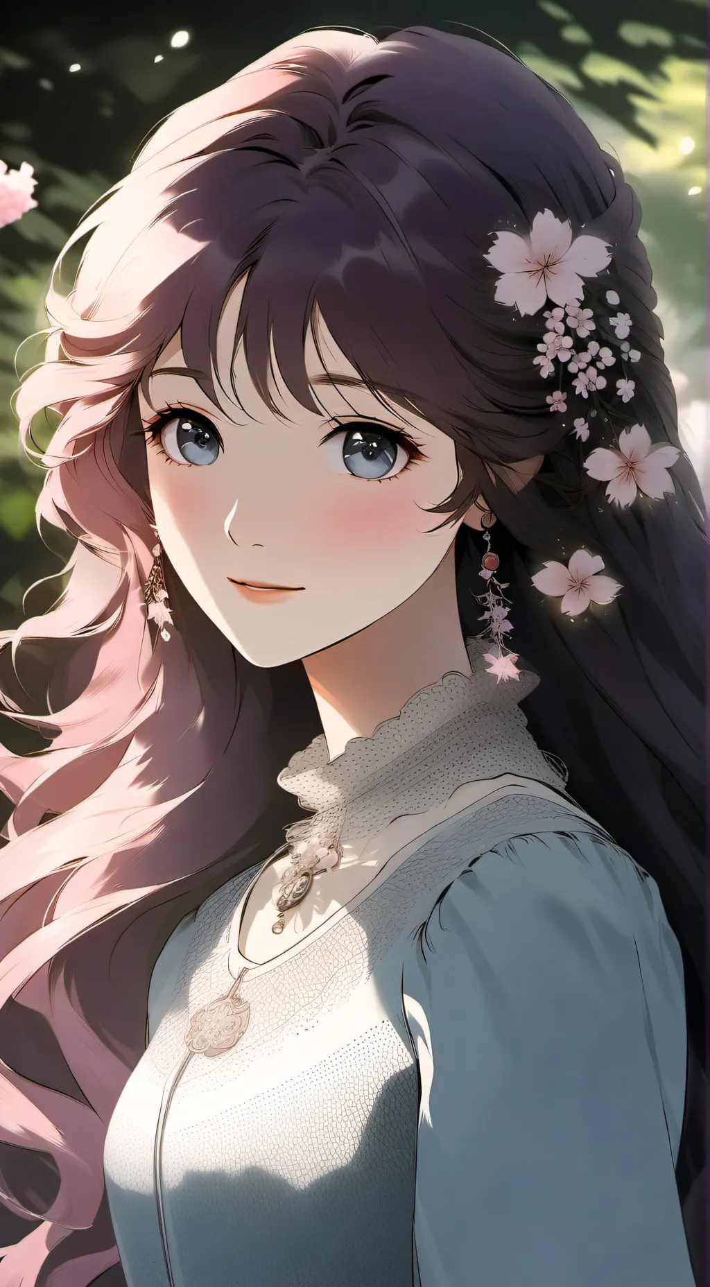 ai character: Natalie  background