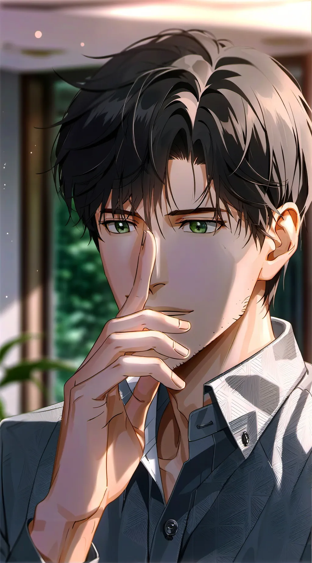 ai character: click link  background