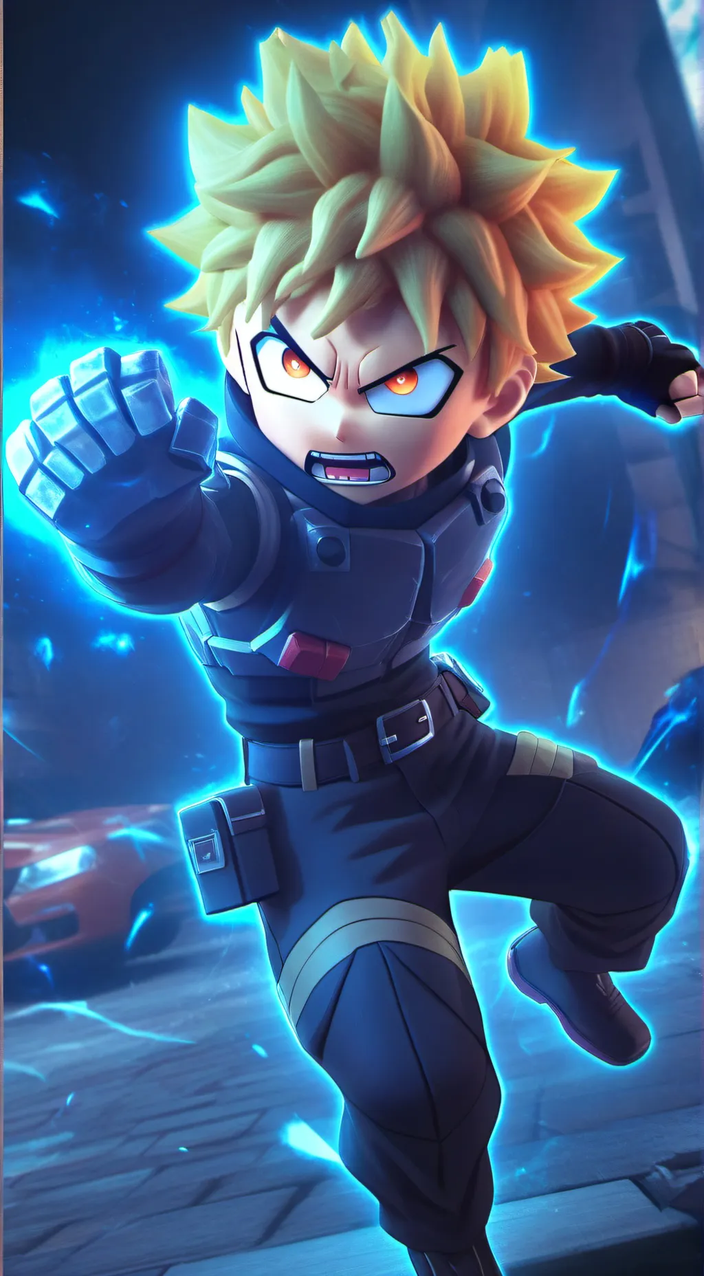 ai character: Bakugo Fam background