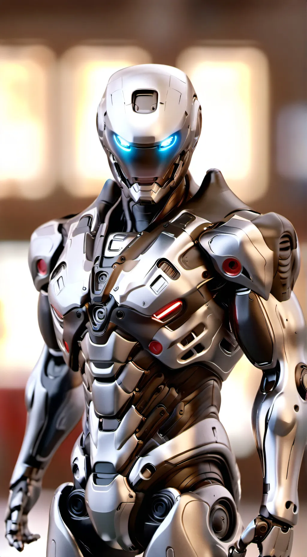 ai character: robot humanoidev4 background