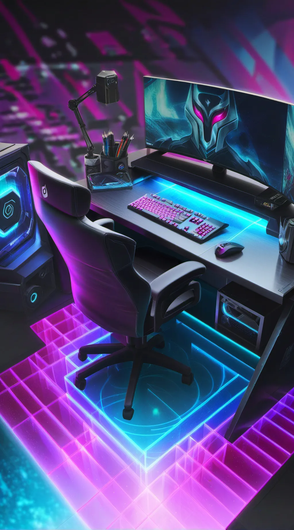 ai character: mha gameplay background